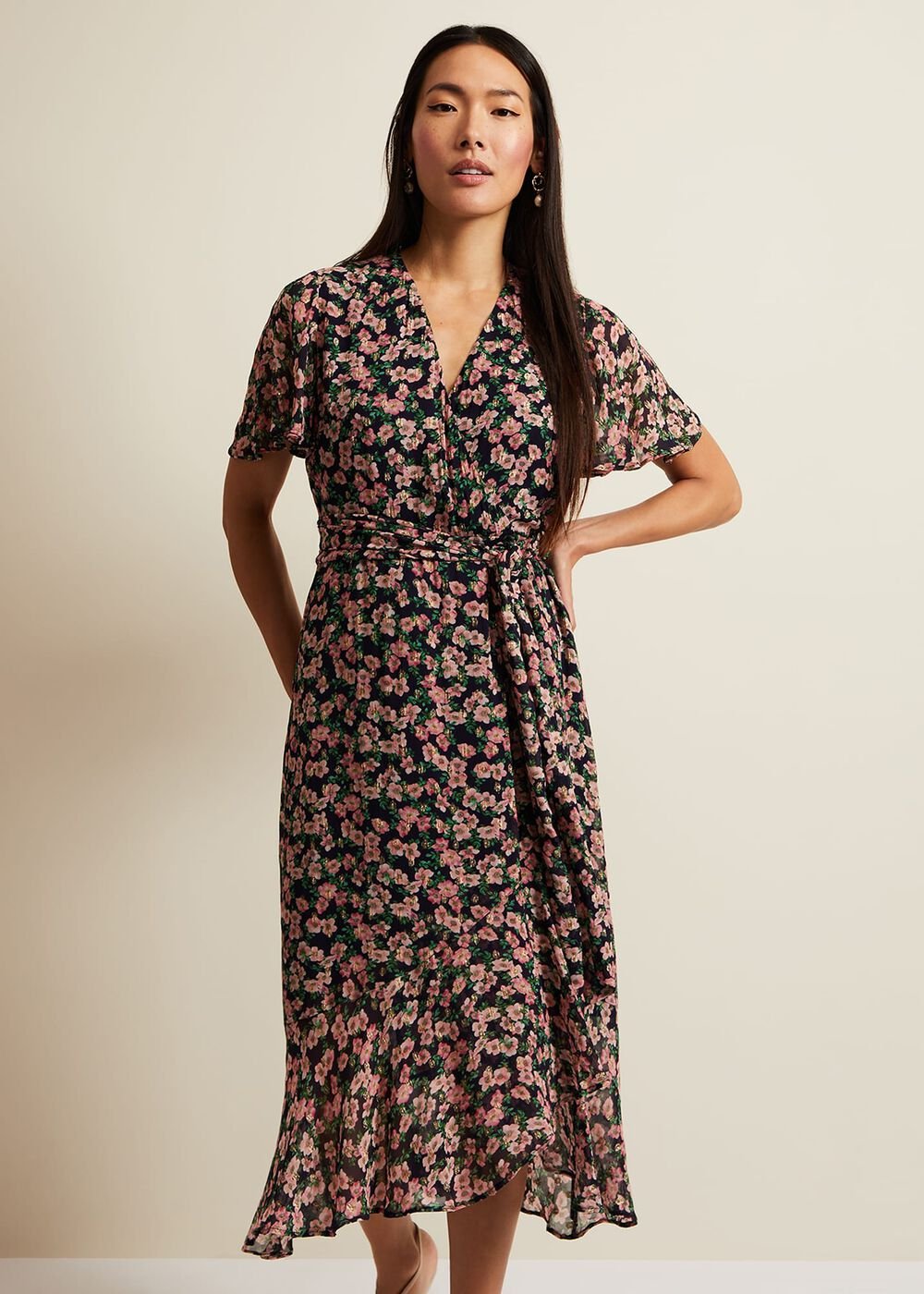 Juliette Fil Coupe Print Dress Multi-Coloured