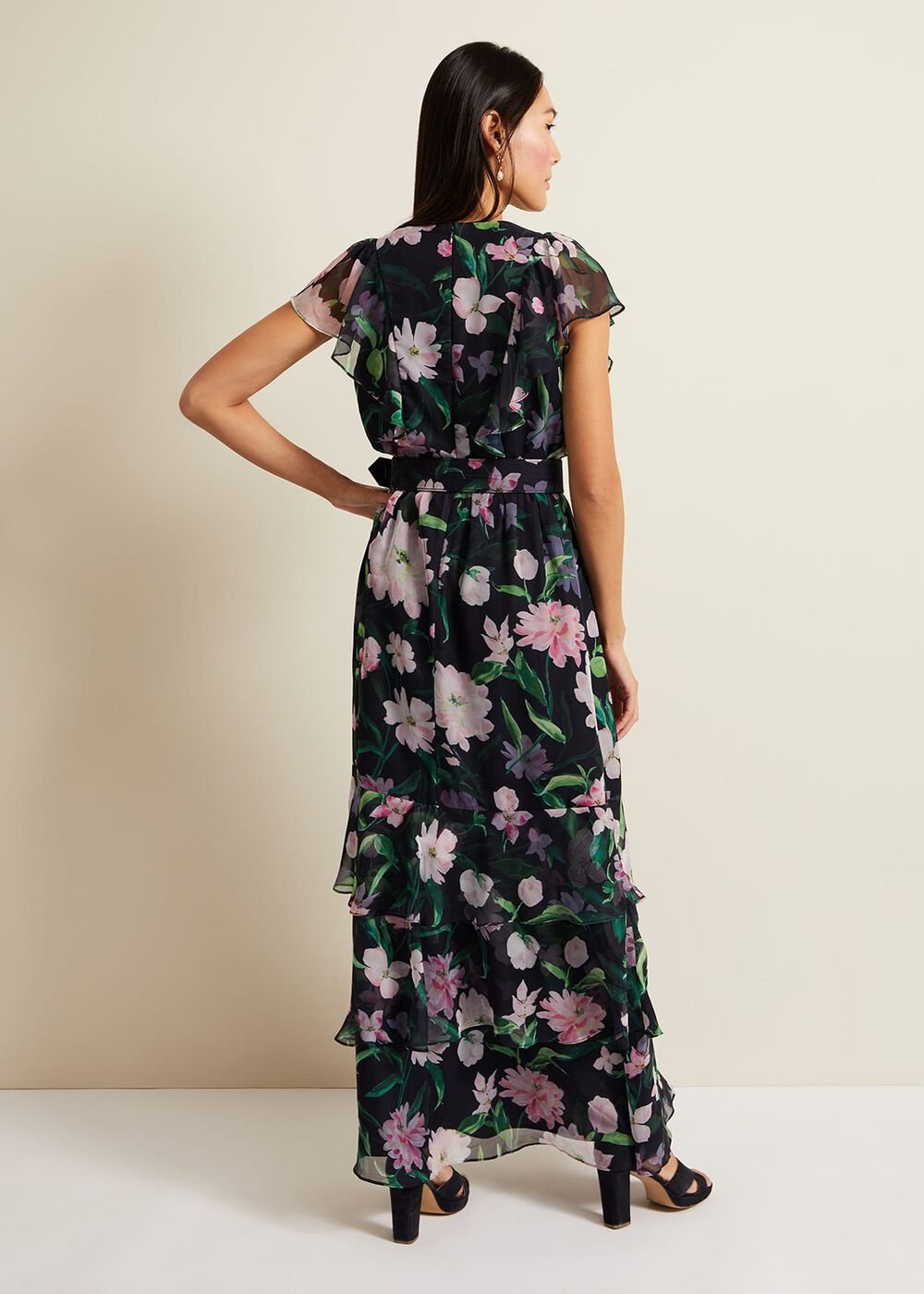 Leonie Floral Maxi Dress Multi-Coloured