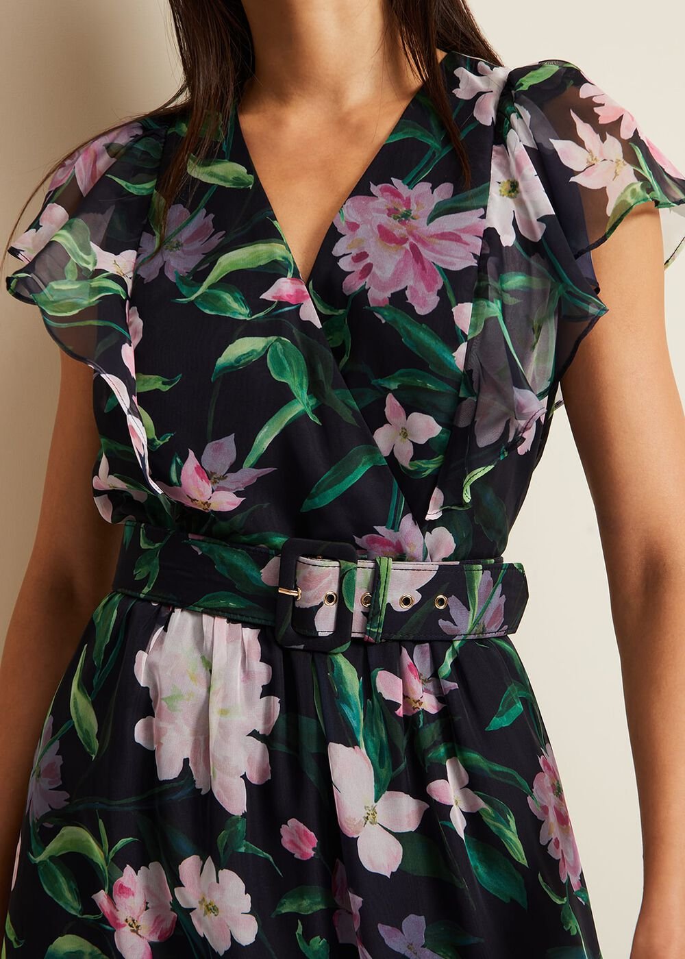 Leonie Floral Maxi Dress Multi-Coloured