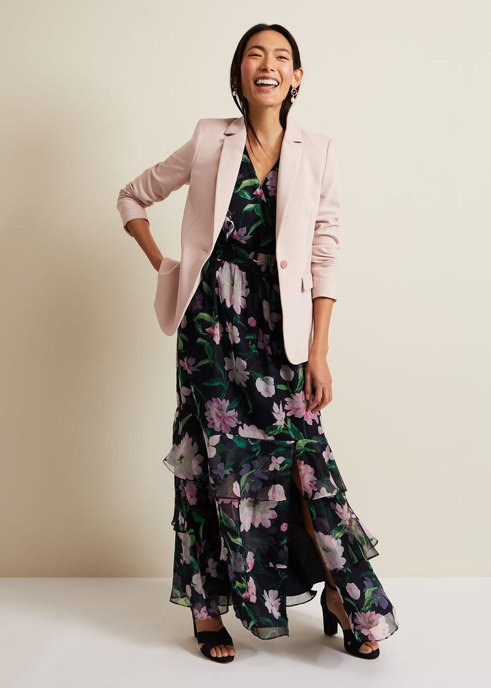Leonie Floral Maxi Dress Multi-Coloured