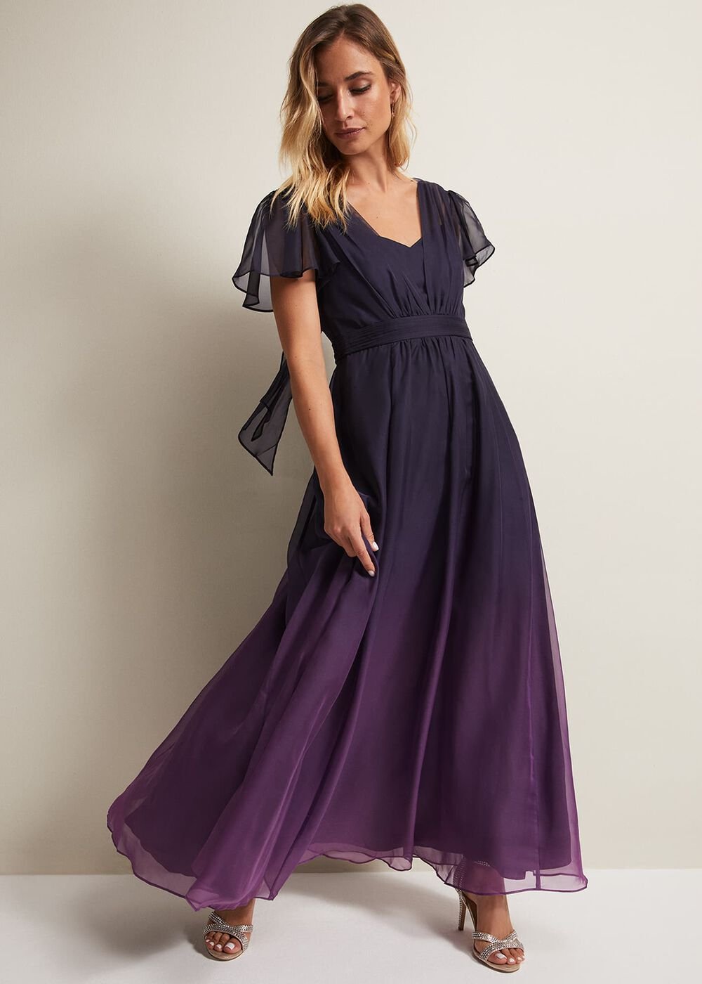 Selene Ombre Maxi Dress Multi-Coloured