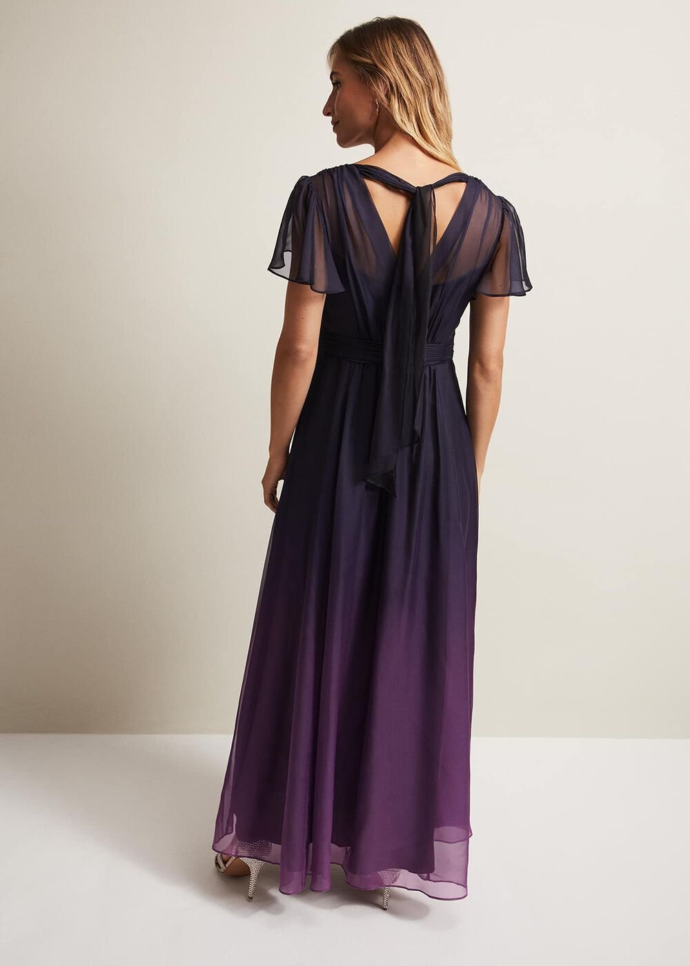 Selene Ombre Maxi Dress Multi-Coloured
