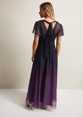 Selene Ombre Maxi Dress Multi-Coloured