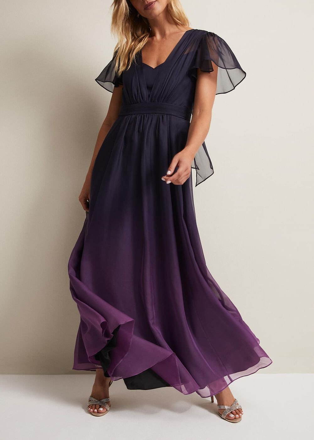 Selene Ombre Maxi Dress Multi-Coloured