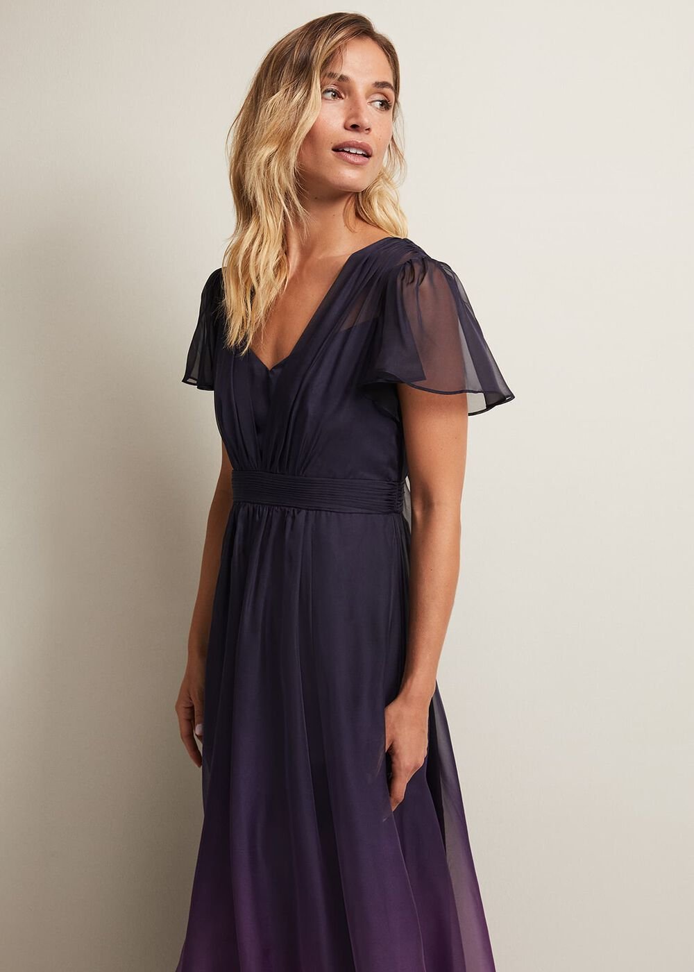 Selene Ombre Maxi Dress Multi-Coloured