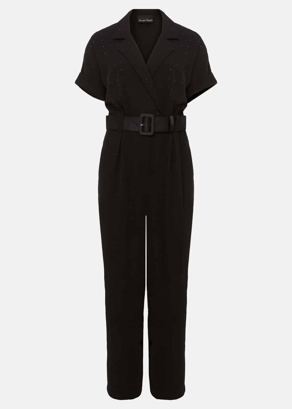 Constance Black Wide Leg Jumpsuit Black