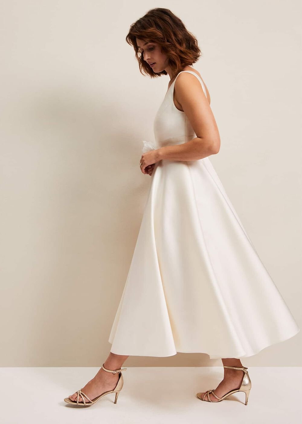 Ariel Fit And Flare Wedding Dress Ivory