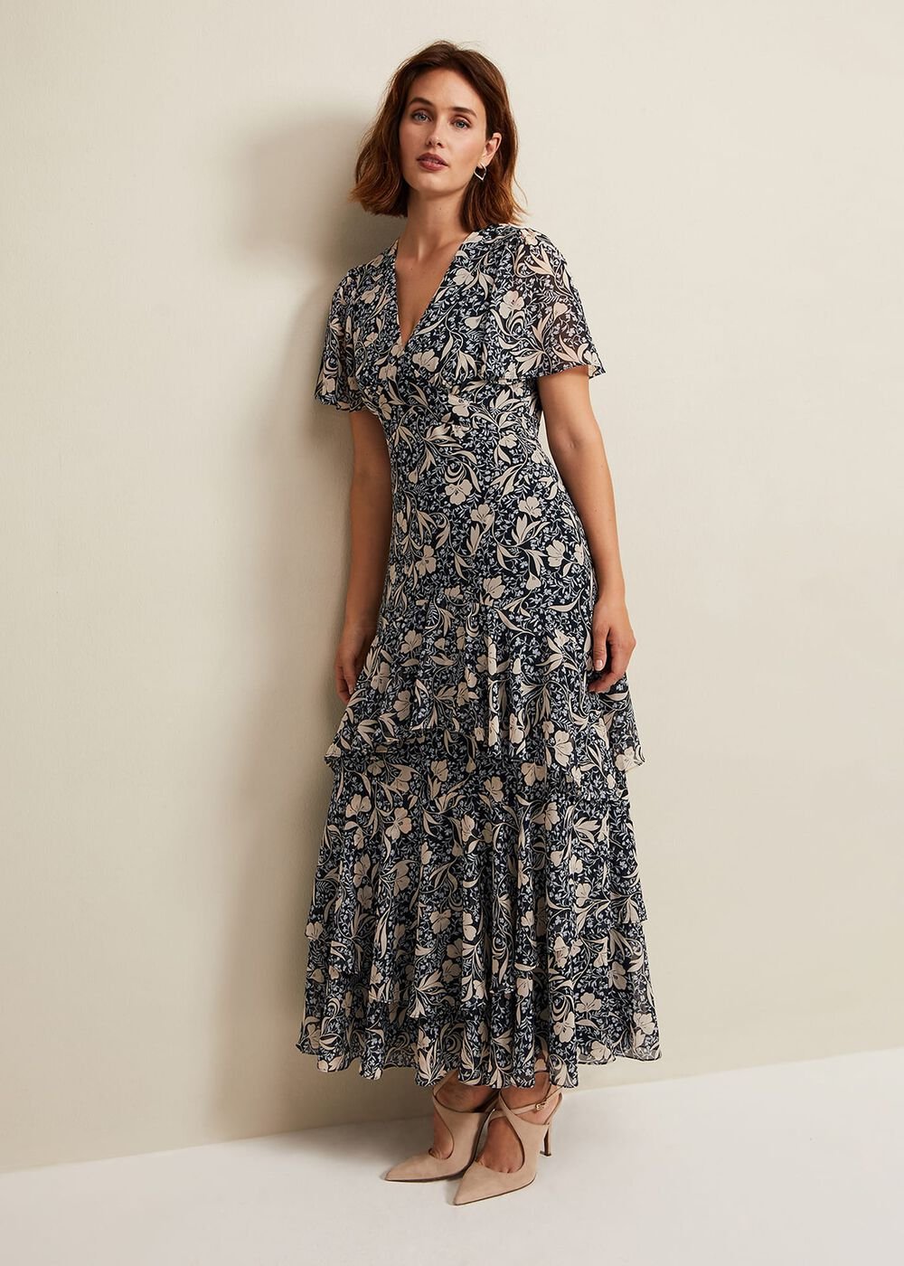 Tyanna Floral Maxi Dress Multi-Coloured