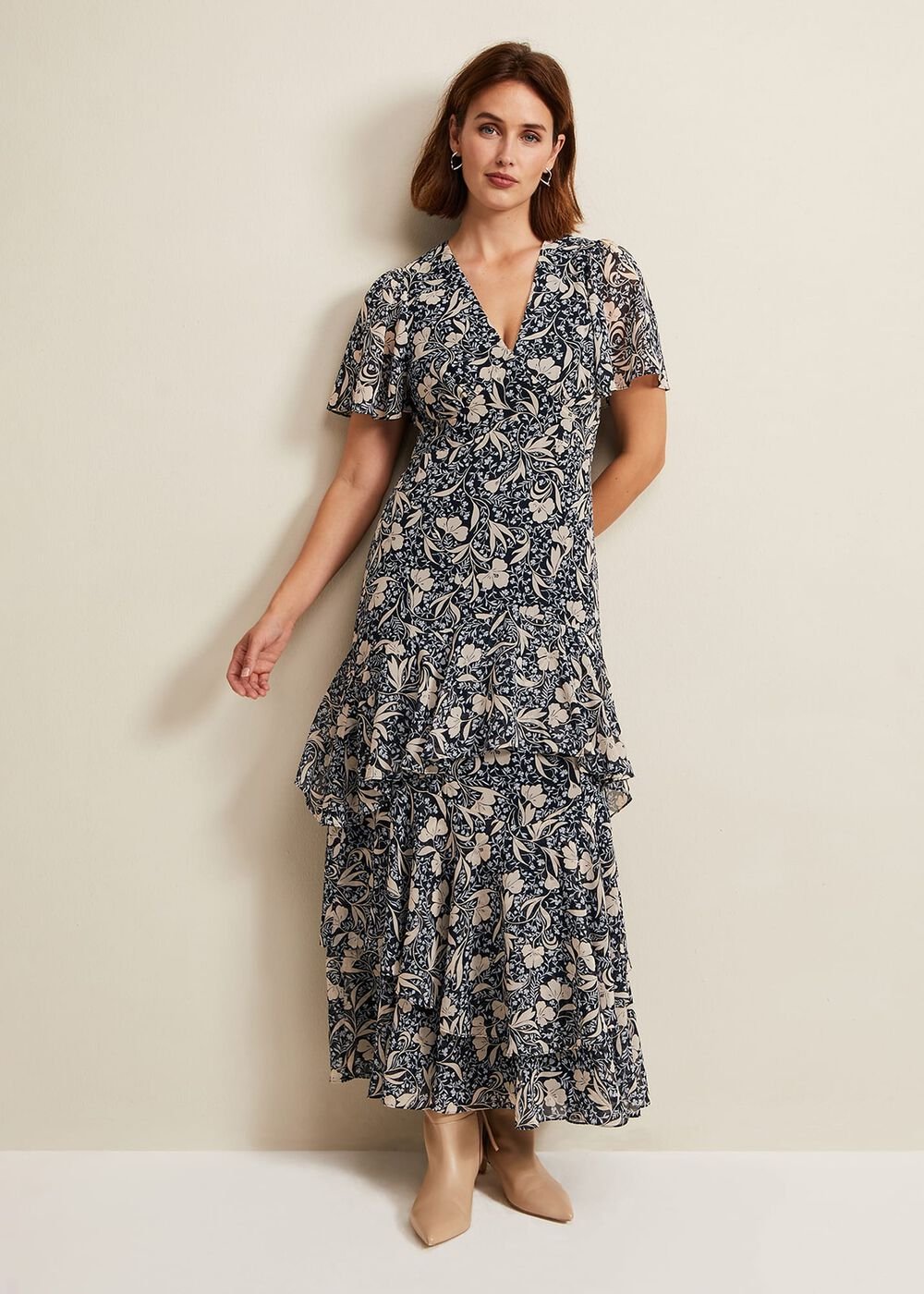 Tyanna Floral Maxi Dress Multi-Coloured