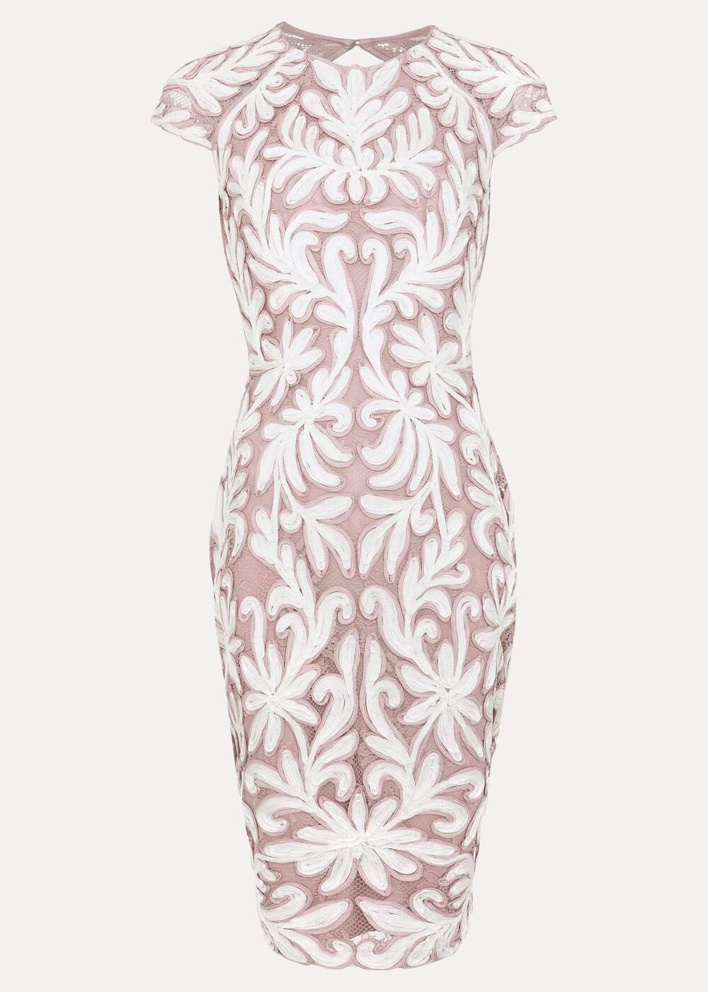 Karima Tapework Dress Pale Pink