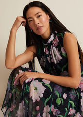 Lucinda Floral Dress Multi-Coloured
