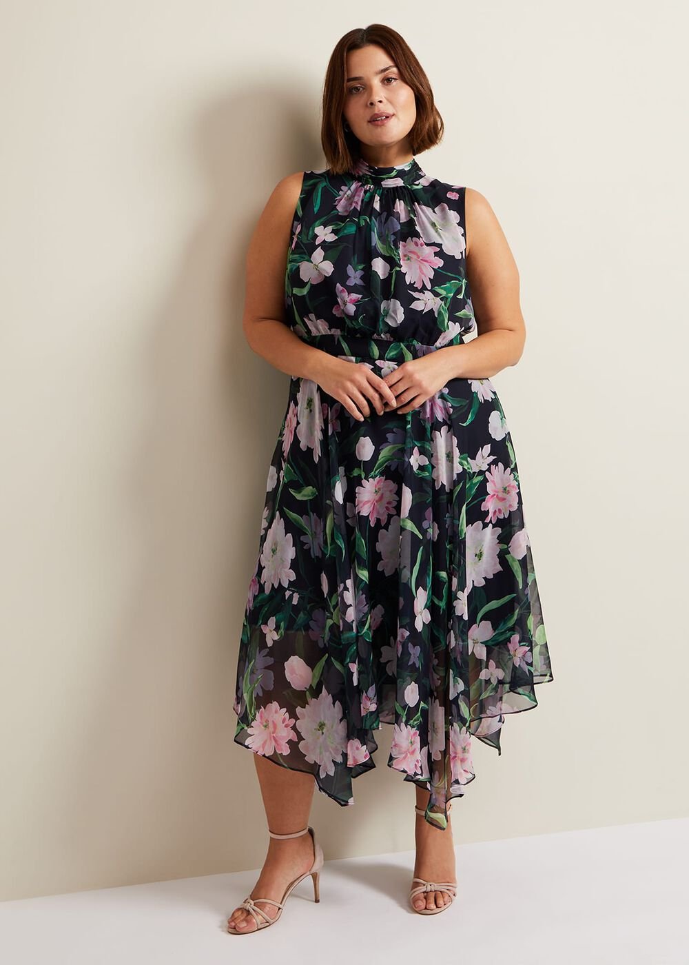 Lucinda Floral Dress Multi-Coloured