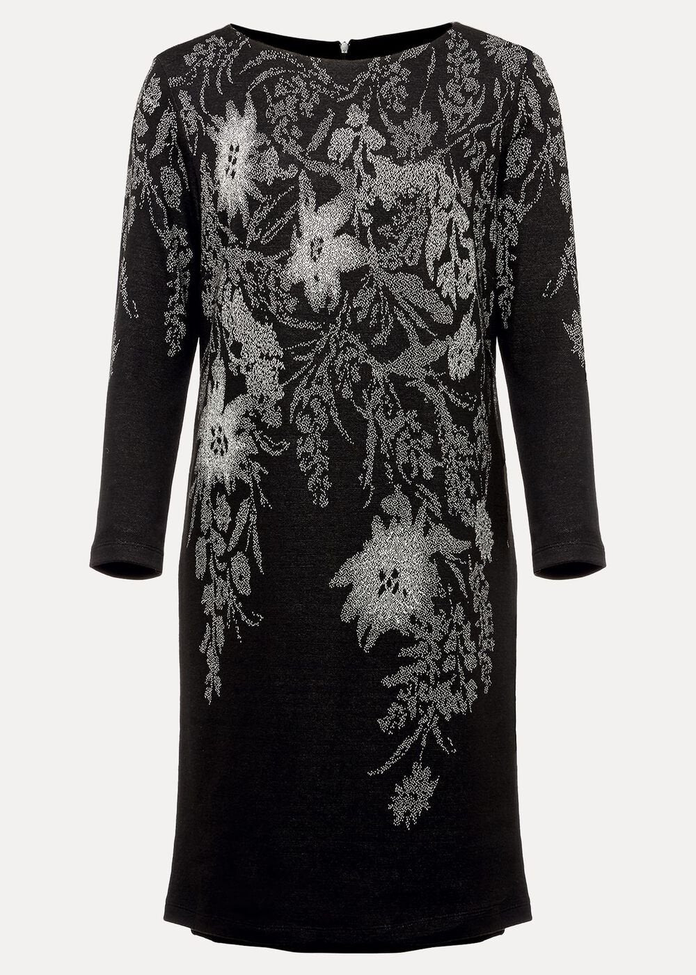 Loreina Floral Tunic Dress Black