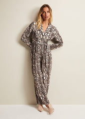 Snake Constance Jumpsuit Brown