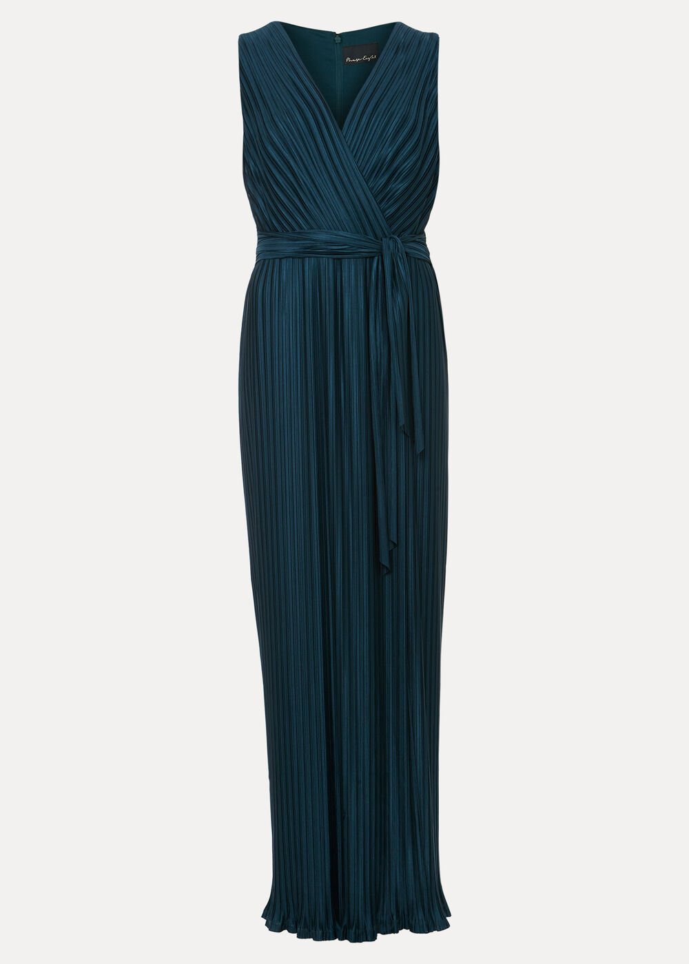 Suhanna Pleated Maxi Dress Green