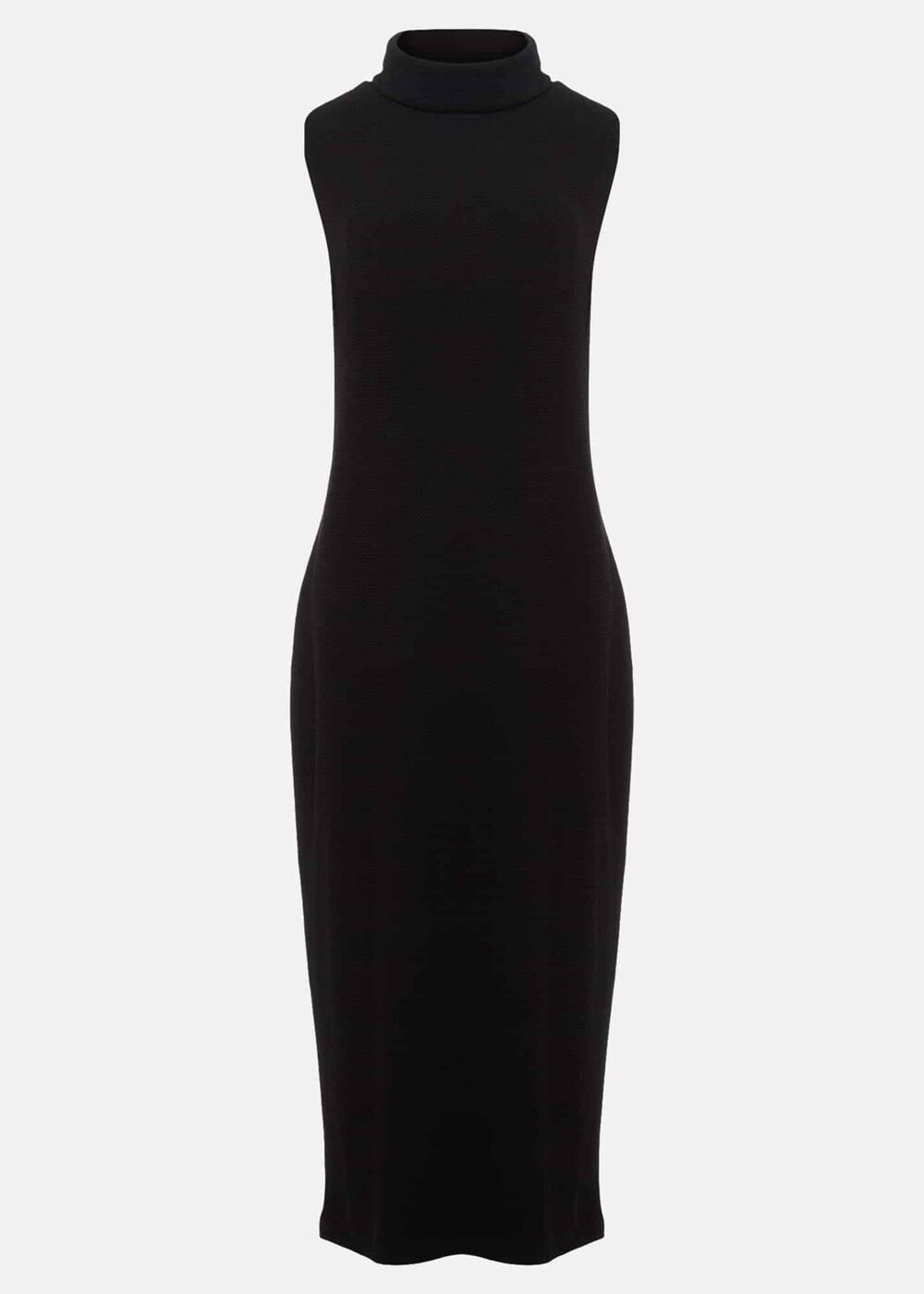 Jessica Black Jersey Bodycon Midi Dress Black