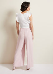 Ayla Ruffle Jumpsuit Pink
