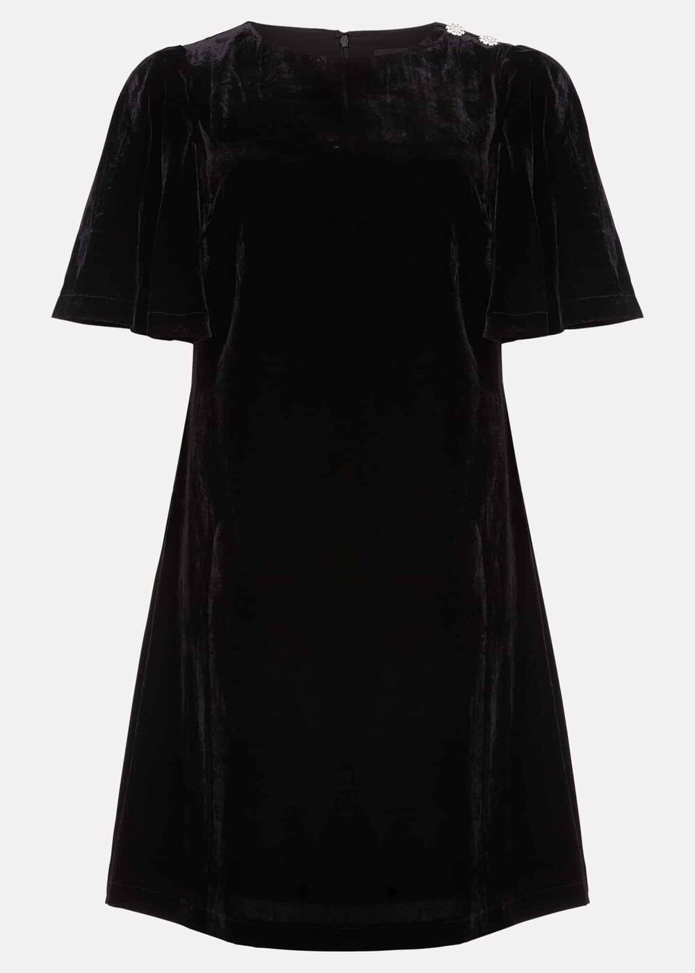 Charlie Velvet Dress Black