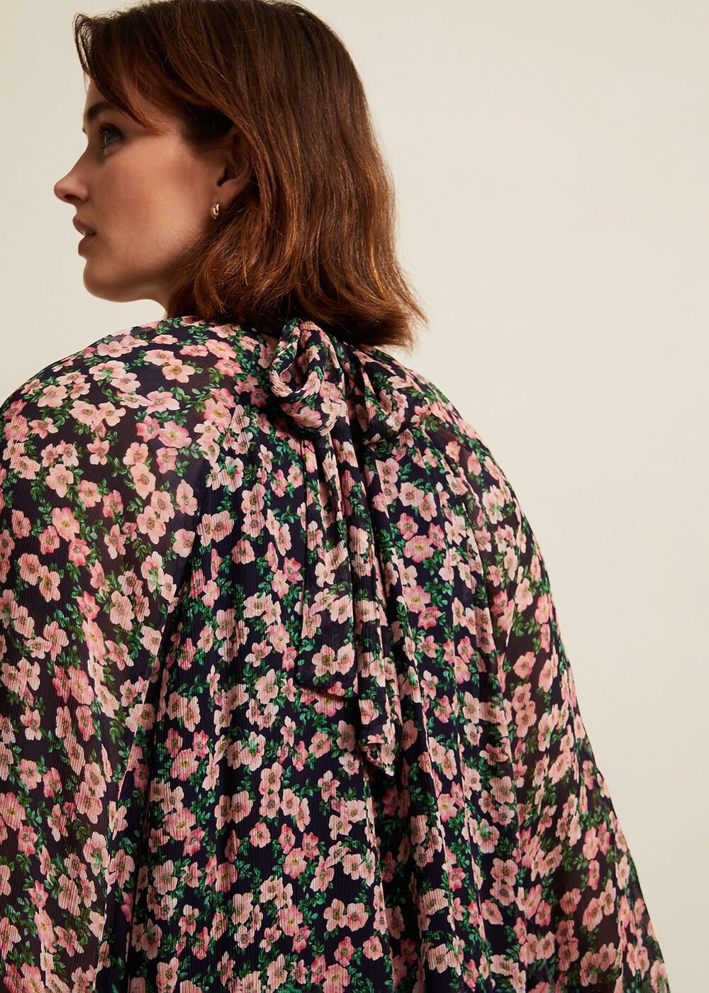 Betty Floral Print Swing Dress Multi-Coloured