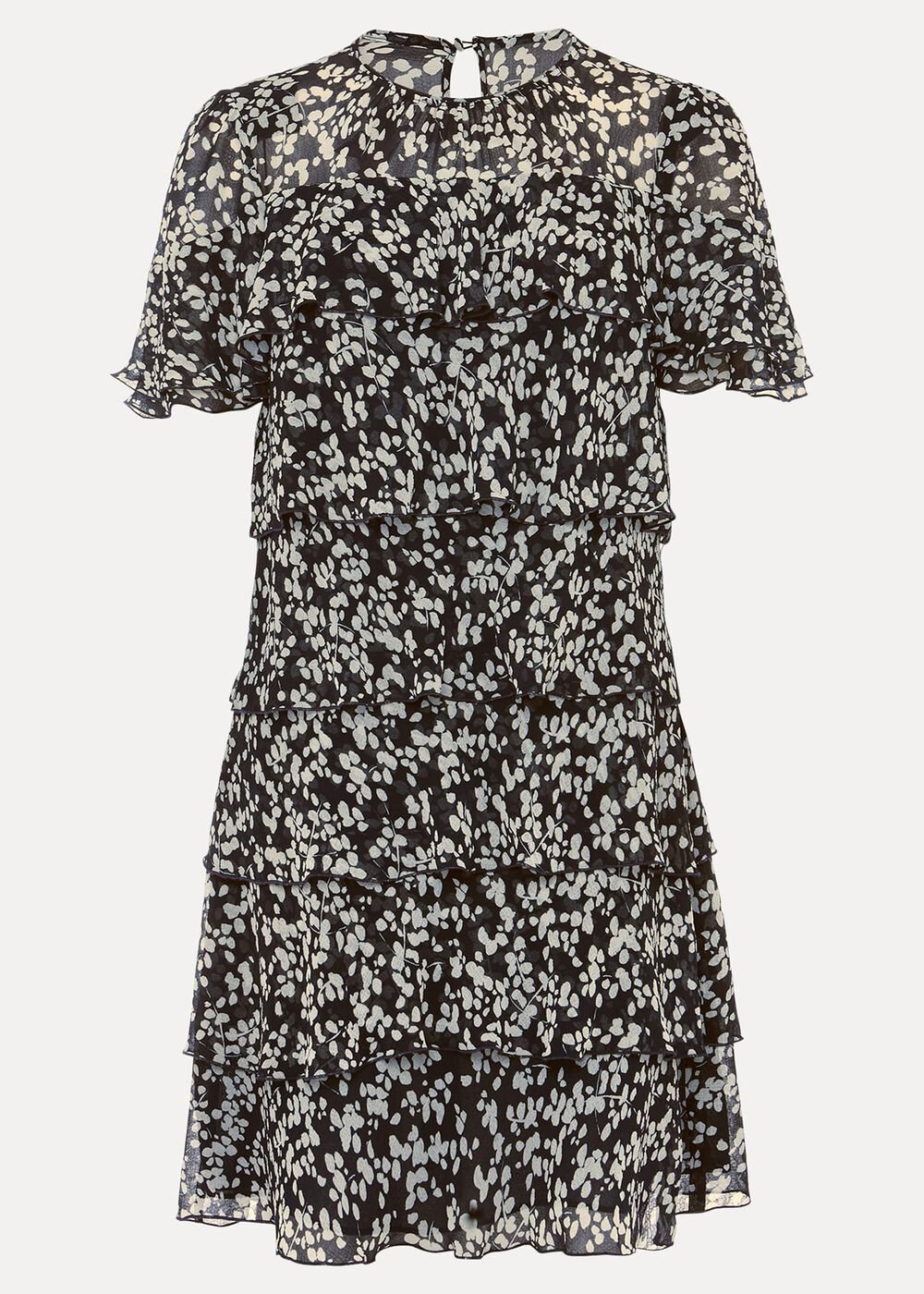 Maeve Floral Tiered Shift Dress Multi-Coloured