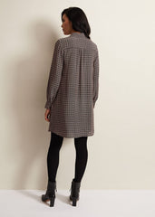 Fran Geo Swing Dress Black/Multi