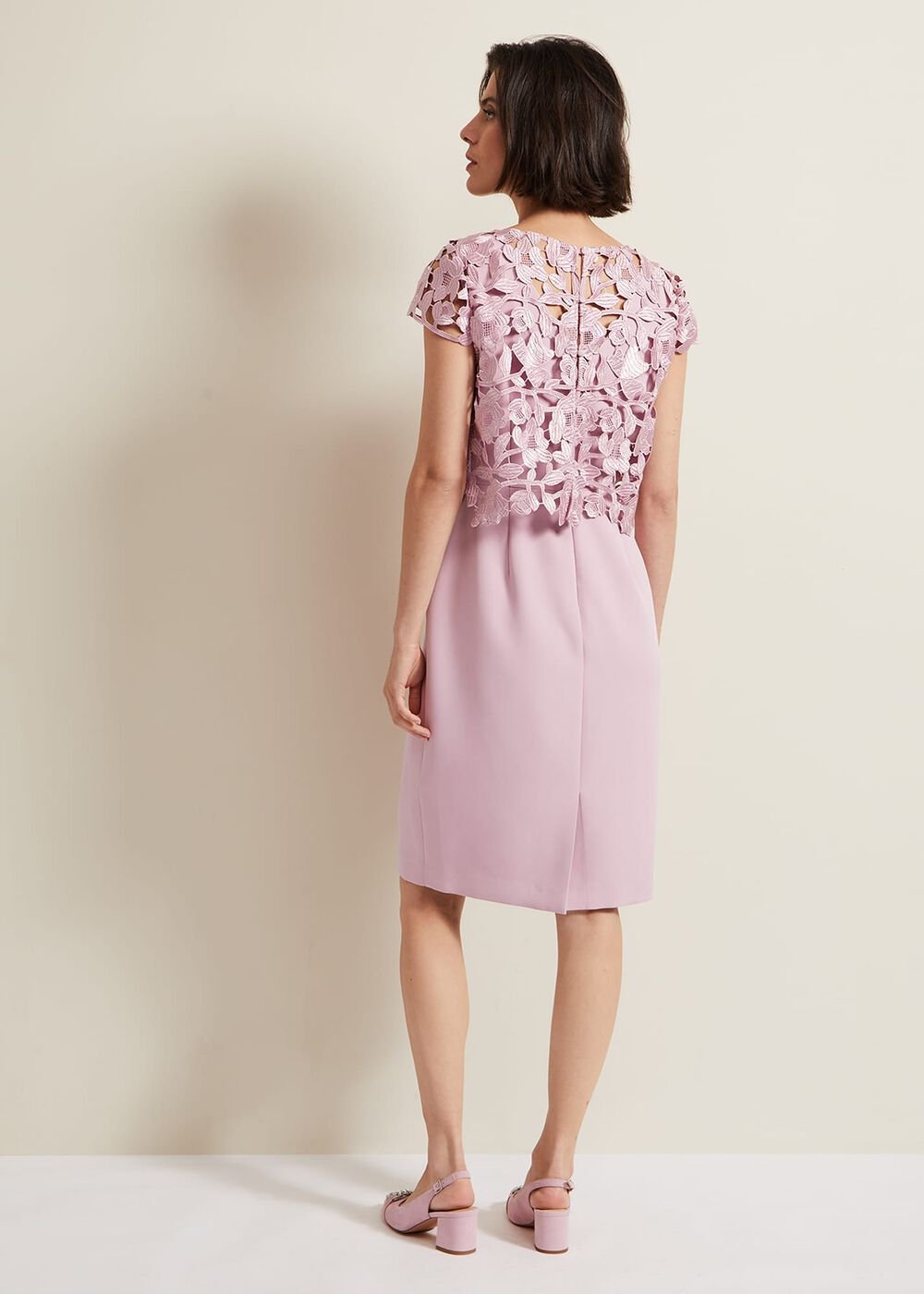 Tallula Lace Dress Pink