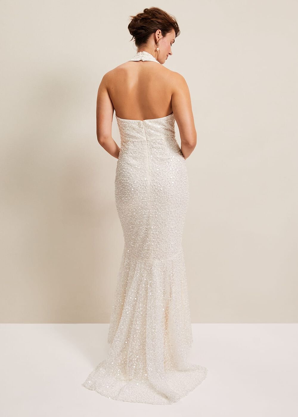Guinevere Embellished Bridal Dress Ivory