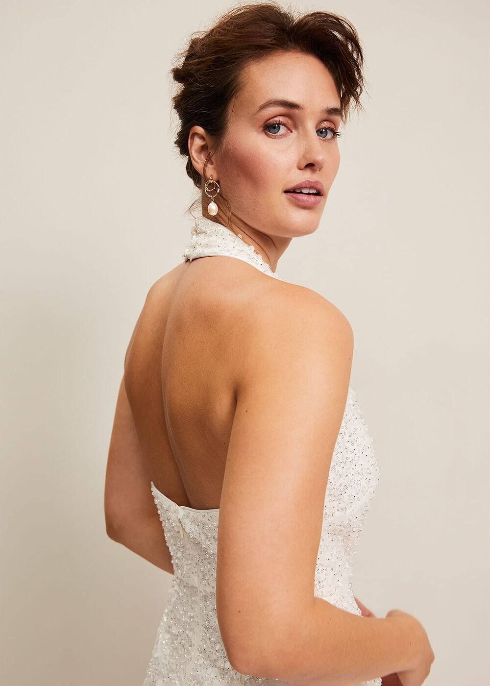 Guinevere Embellished Bridal Dress Ivory