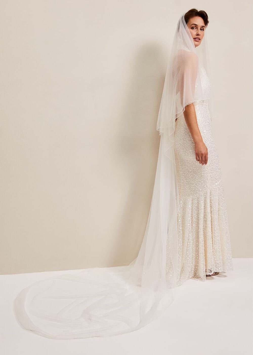 Guinevere Embellished Bridal Dress Ivory