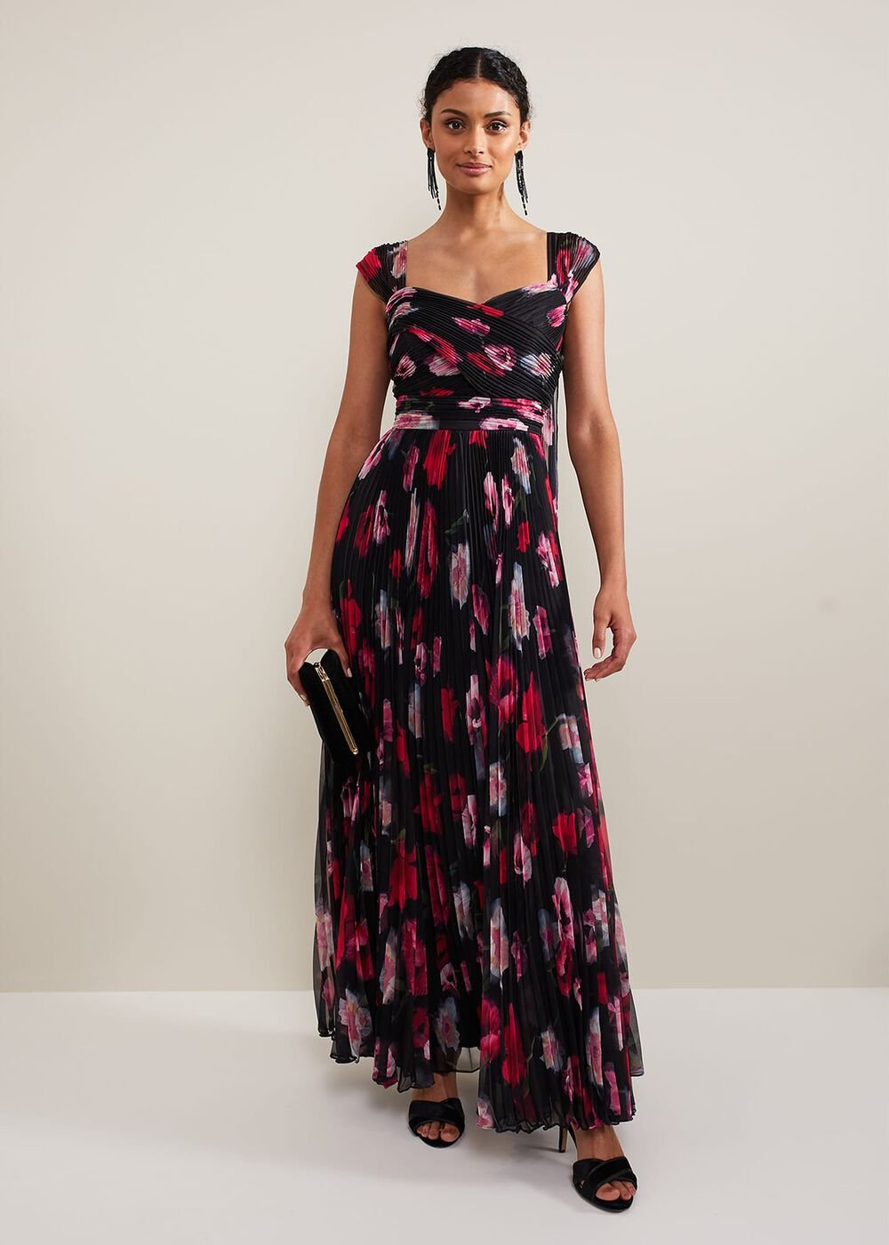 Gretal Floral Maxi Dress Multi-Coloured