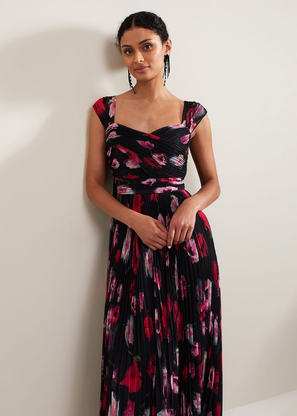 Gretal Floral Maxi Dress Multi-Coloured