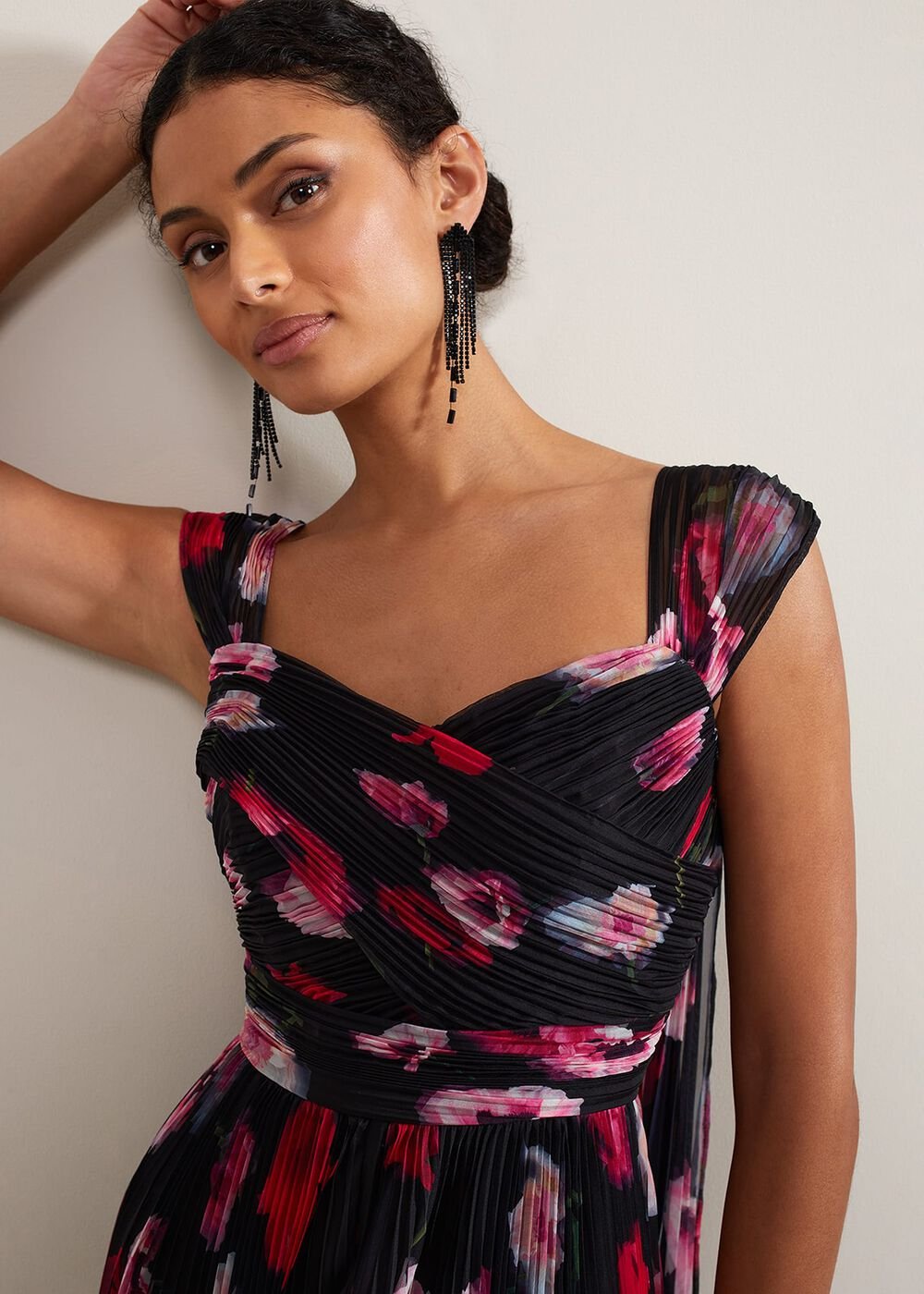 Gretal Floral Maxi Dress Multi-Coloured