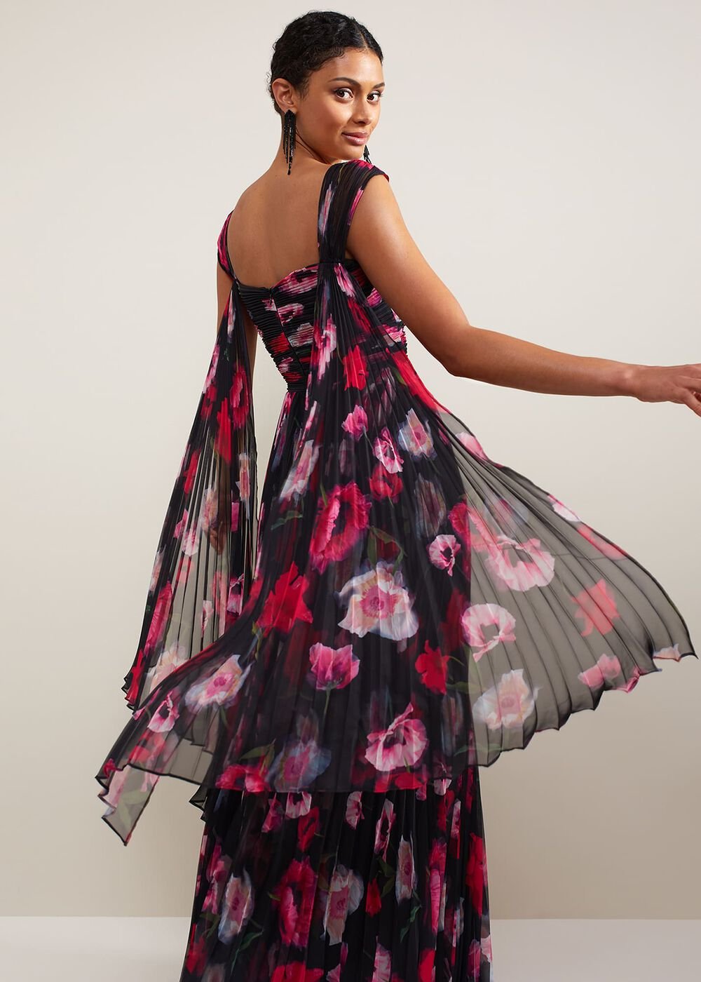 Gretal Floral Maxi Dress Multi-Coloured