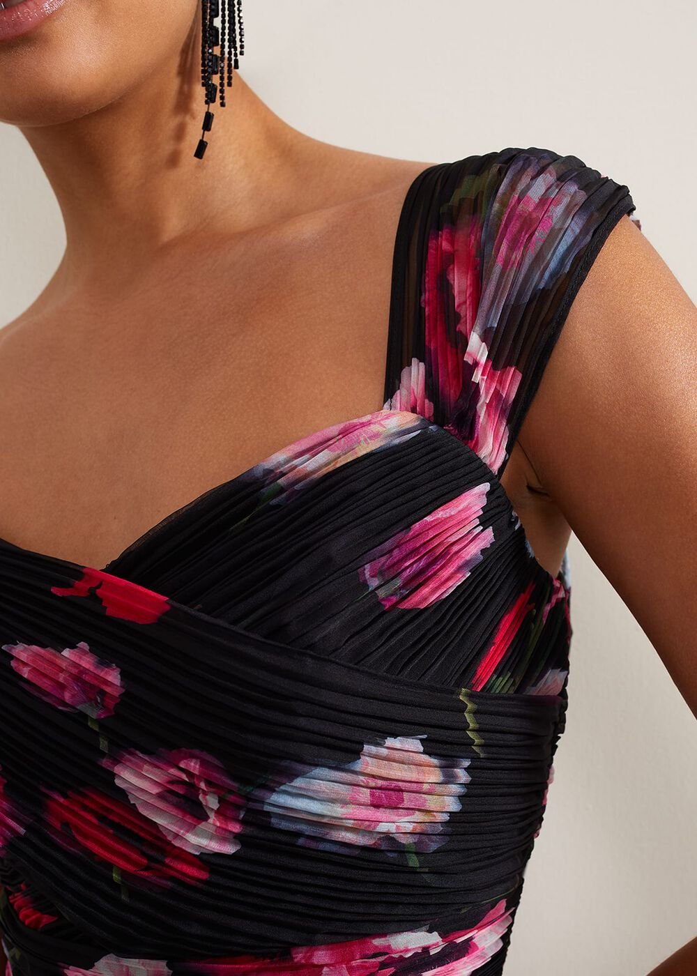 Gretal Floral Maxi Dress Multi-Coloured