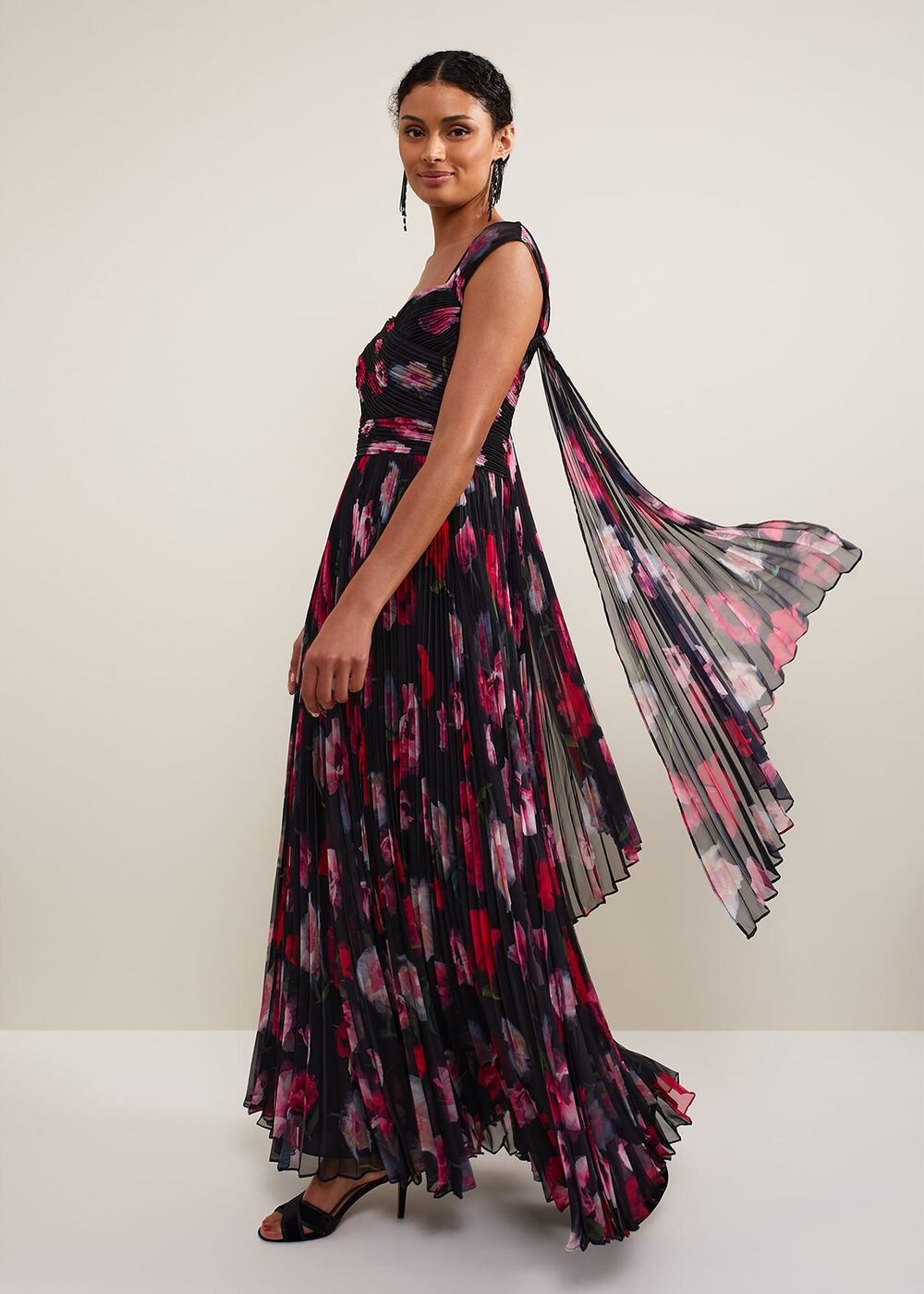Gretal Floral Maxi Dress Multi-Coloured