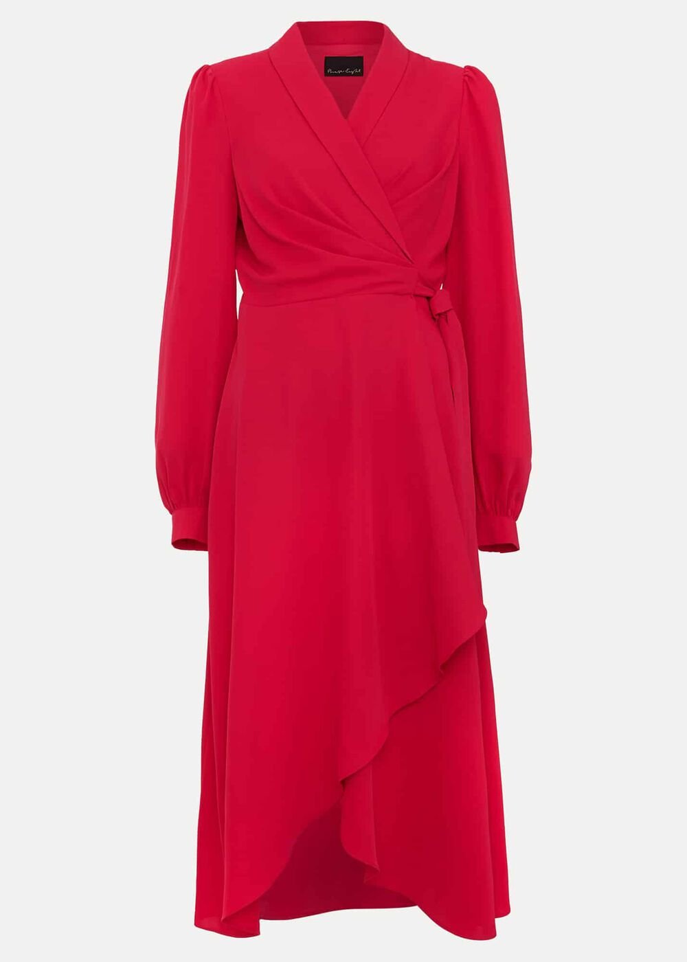 Philippa Long Sleeve Midi Dress Pink