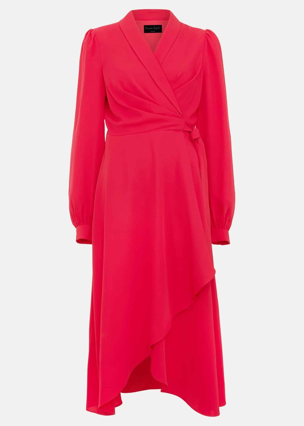 Petite Philippa Wrap Dress Pink