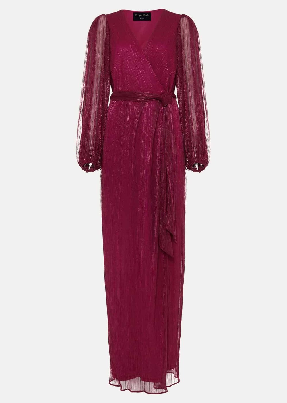 Petite Brielle Wrap Maxi Dress Pink
