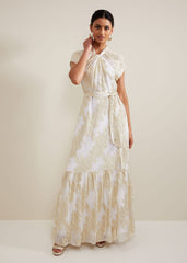 Kerena Shimmer Maxi Dress Multi-Coloured