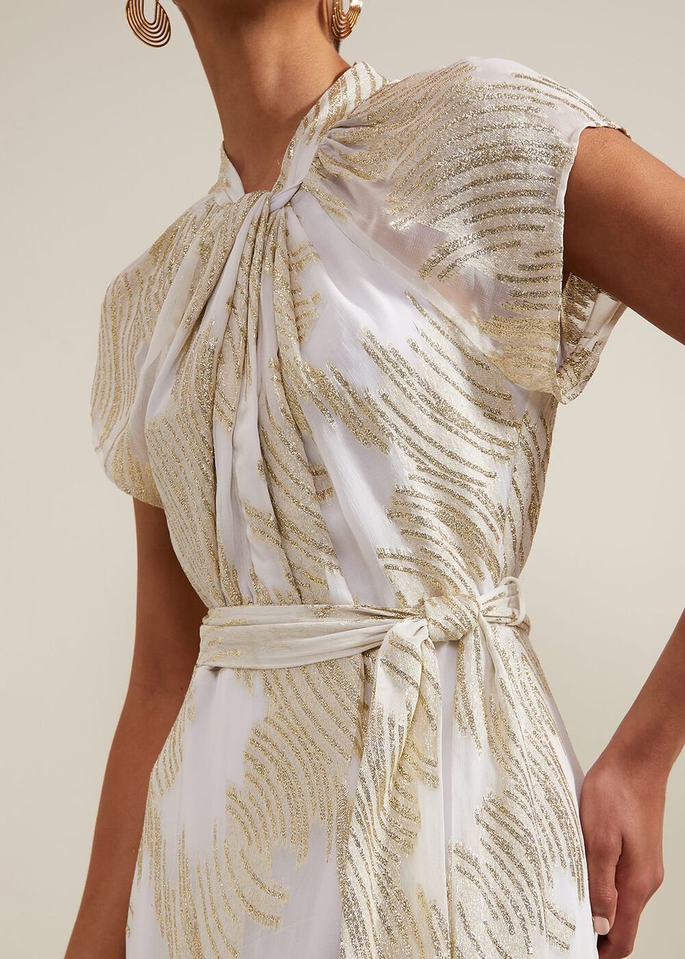 Kerena Shimmer Maxi Dress Multi-Coloured