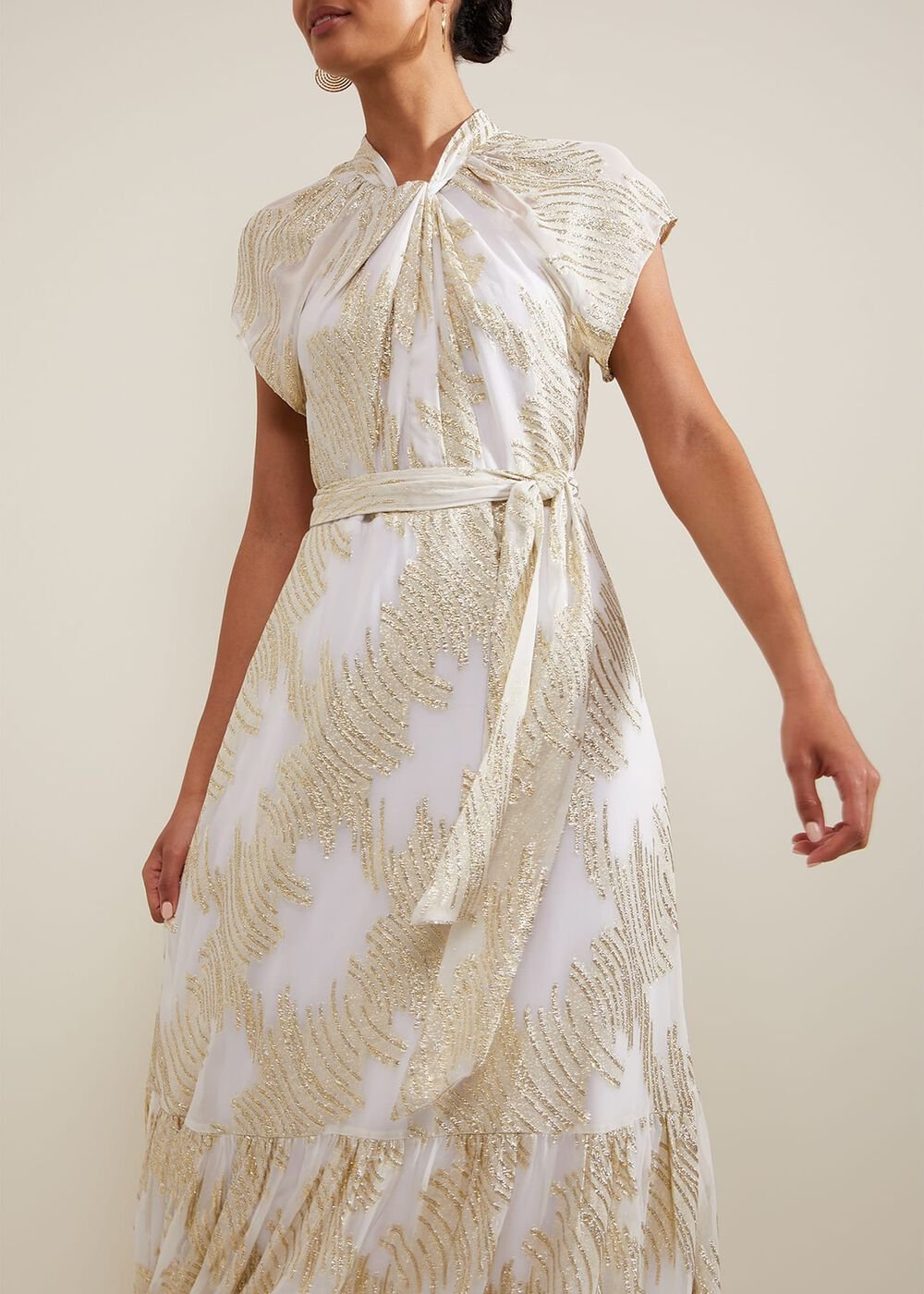 Kerena Shimmer Maxi Dress Multi-Coloured