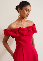 Mallory Ruffle Jumpsuit Pink