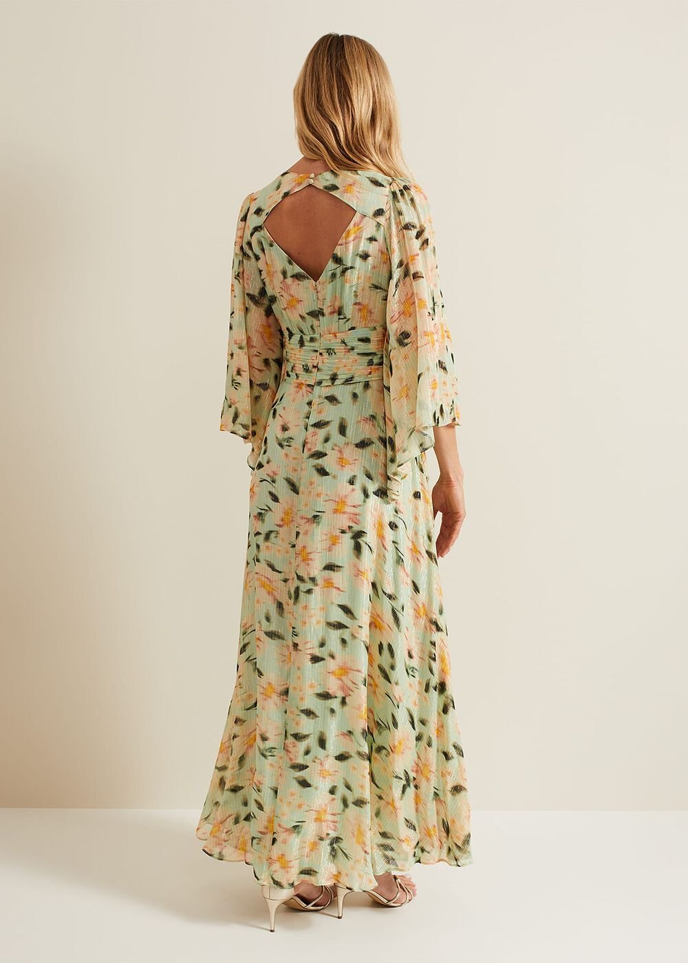Darlene Floral Maxi Dress Multi-Coloured