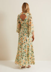 Darlene Floral Maxi Dress Multi-Coloured