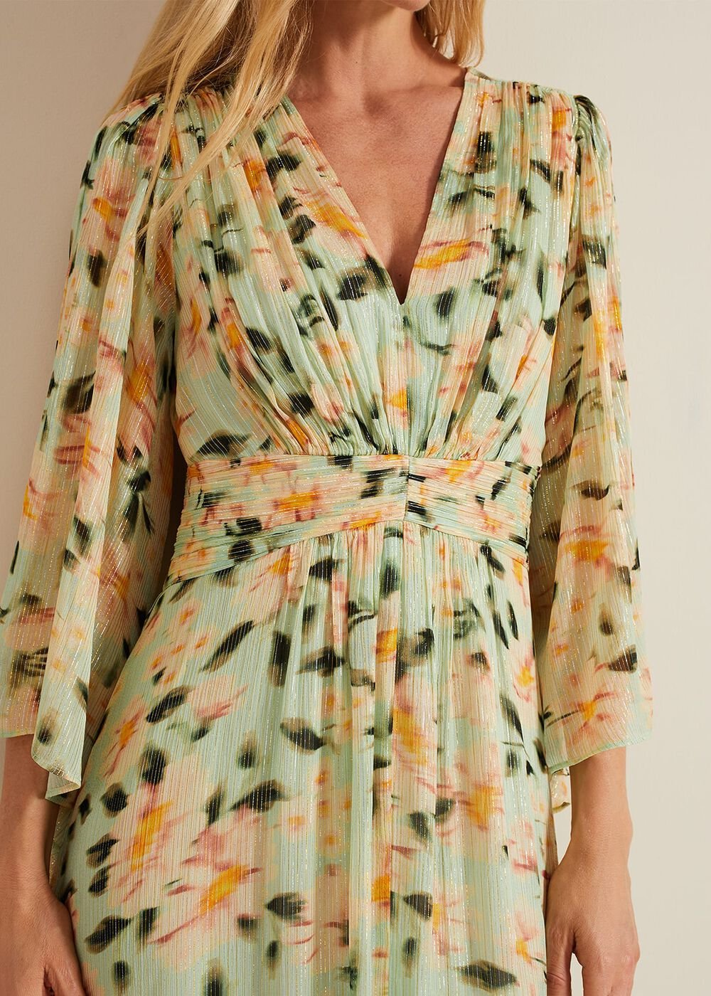 Darlene Floral Maxi Dress Multi-Coloured