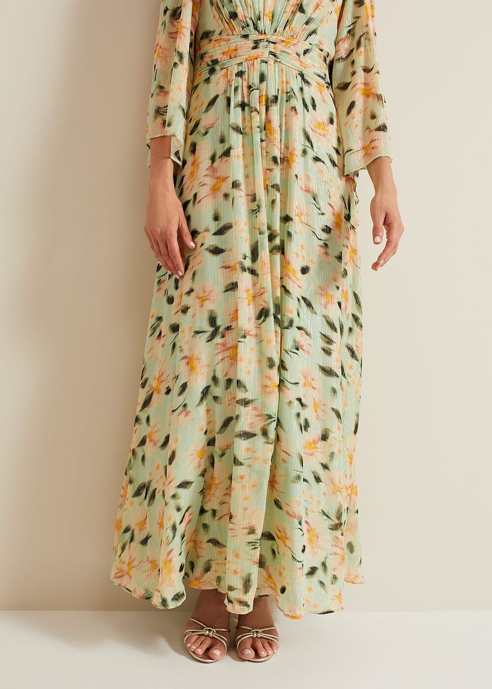 Darlene Floral Maxi Dress Multi-Coloured