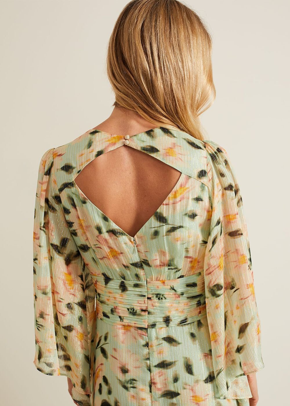 Darlene Floral Maxi Dress Multi-Coloured