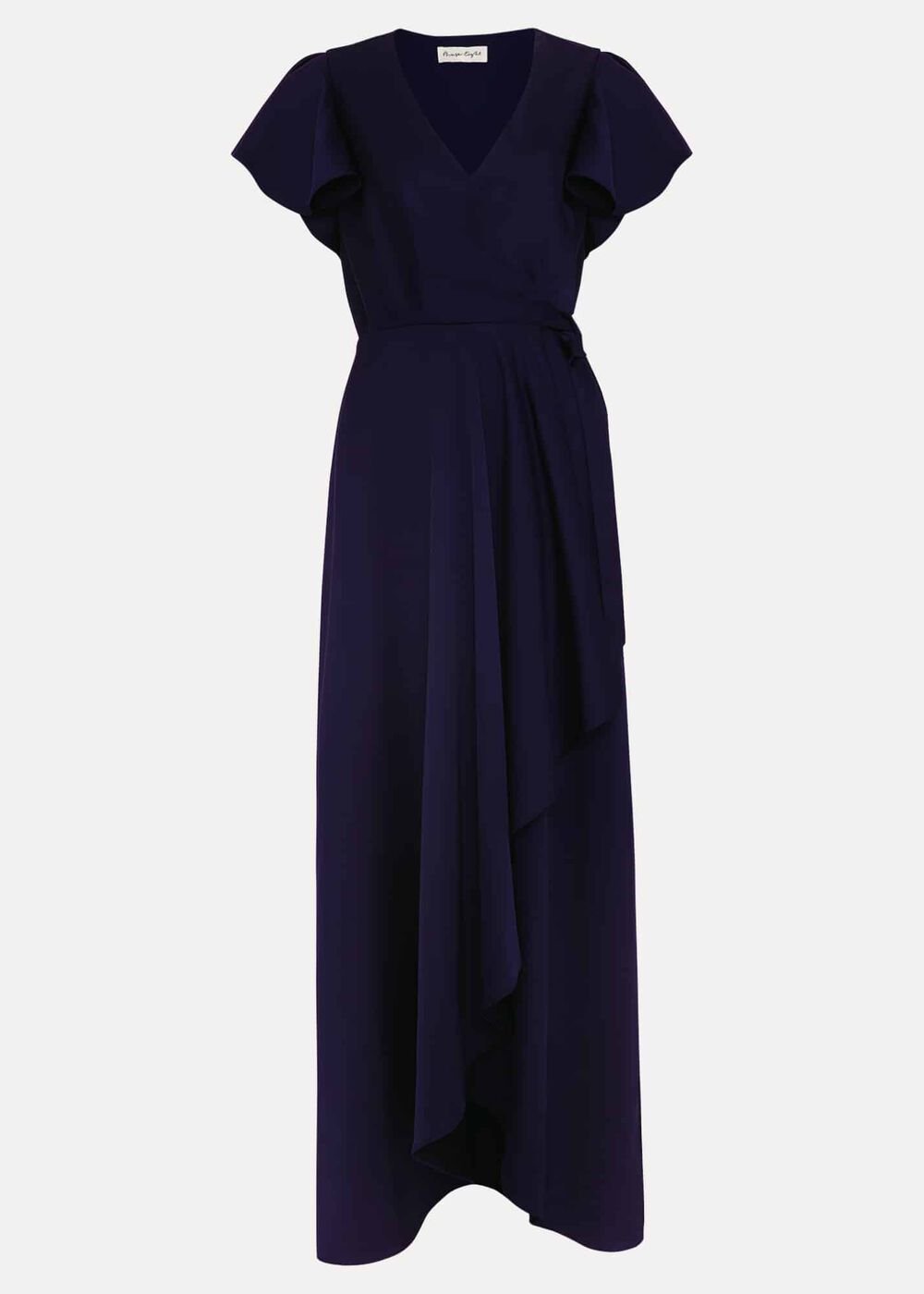 Arabella Satin Maxi Dress Navy