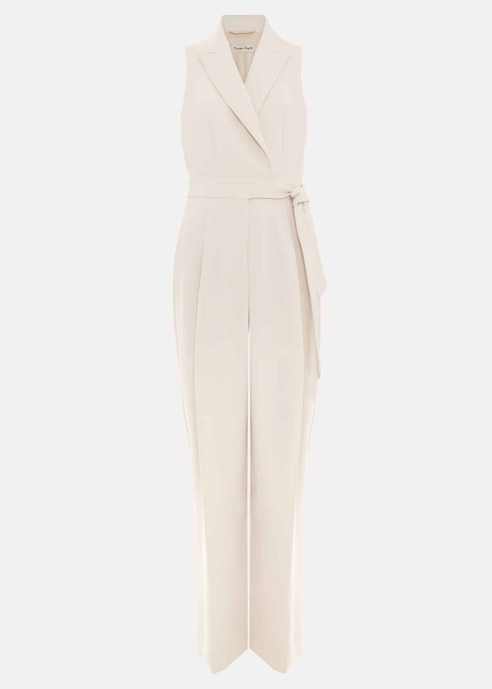 Clarissa Tux Wide Leg Jumpsuit Ivory