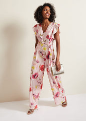 Rhiannon Sequin Printed Jumpsuit Multi-Coloured